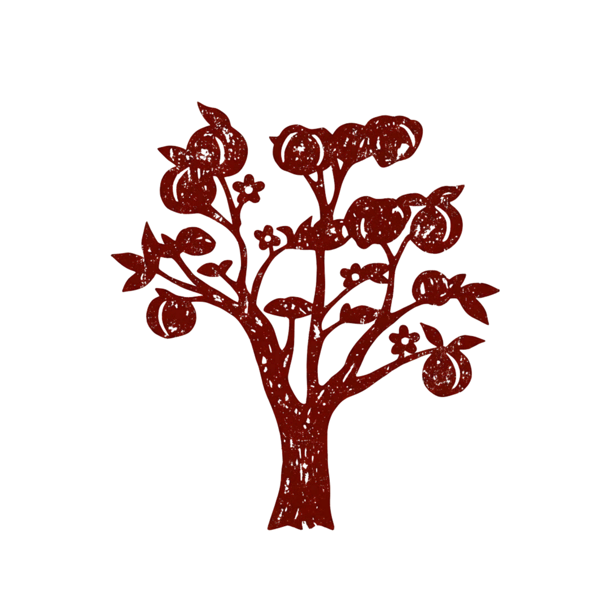 Peach tree stamp element LADA beauty